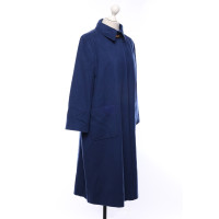 Hermès Jacke/Mantel aus Kaschmir in Blau