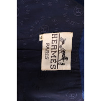 Hermès Jas/Mantel Kasjmier in Blauw