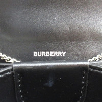 Burberry Täschchen/Portemonnaie aus Leder in Schwarz