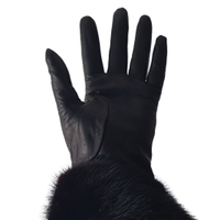 Burberry Handschoenen Leer in Zwart