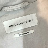 Isabel Marant Etoile Jacke/Mantel aus Leder in Creme