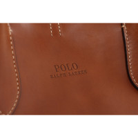 Polo Ralph Lauren Shopper Leer in Bruin