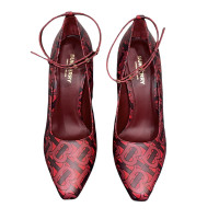 Burberry Décolleté/Spuntate in Pelle in Rosso