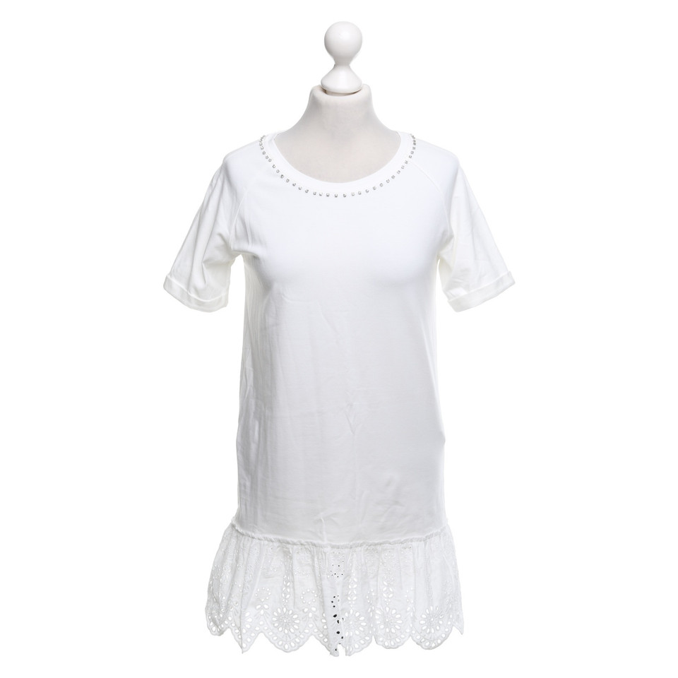 Twin Set Simona Barbieri T-Shirt-Kleid mit Schmucksteinen