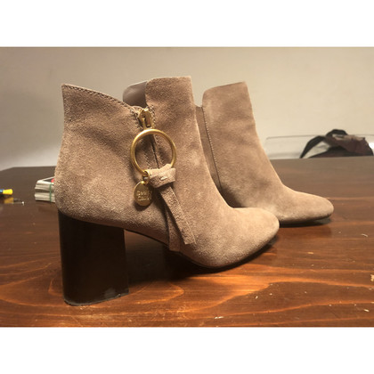 See By Chloé Ankle boots Suede in Beige