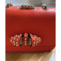 Christian Louboutin Clutch Leer in Rood