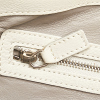 Christian Dior Umhängetasche aus Leder in Weiß