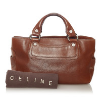 Céline Boogie Bag in Pelle in Marrone