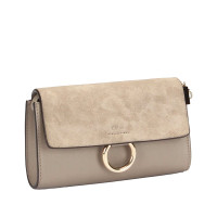 Chloé Faye Bag Leer in Beige