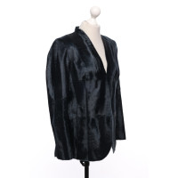 Akris Giacca/Cappotto in Pelliccia in Nero