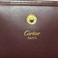 Cartier Borsette/Portafoglio in Pelle in Bordeaux