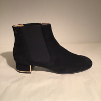 Chanel Ankle boots Suede in Black