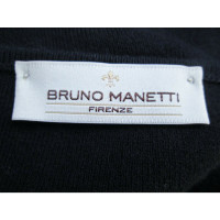 Bruno Manetti Strick aus Baumwolle in Blau