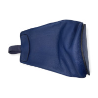 Hermès Sherpa Backpack aus Leder in Blau