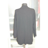 Issey Miyake Jacke/Mantel aus Wolle in Schwarz