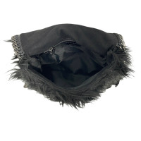Stella McCartney Shoulder bag Fur in Black
