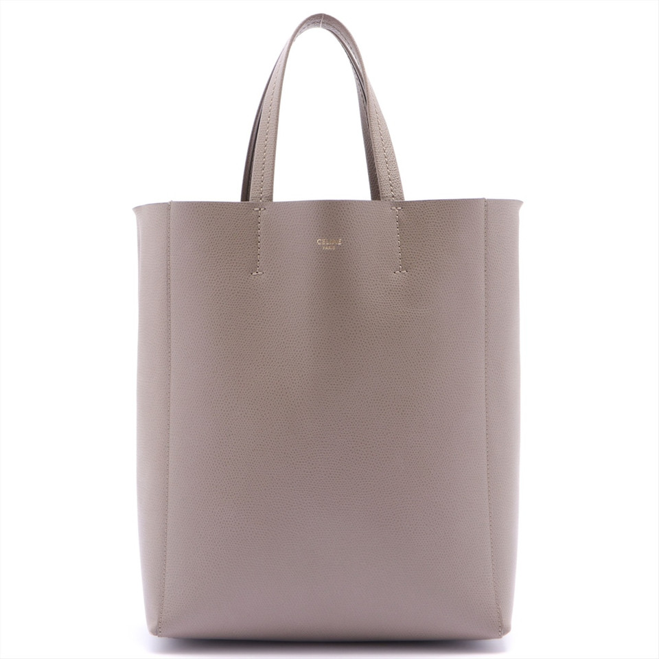 Céline Cabas Bag Leather in Grey