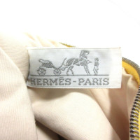 Hermès Clutch Katoen in Geel