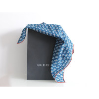 Gucci Sciarpa in Seta in Blu