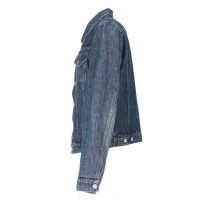 Helmut Lang Jacke/Mantel aus Baumwolle in Blau