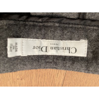Christian Dior Trousers Wool in Grey