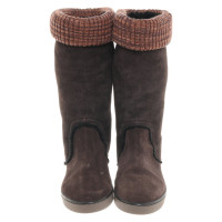 Missoni Boots Suede in Brown