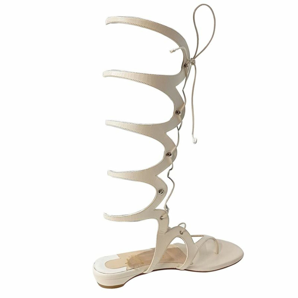 Christian Louboutin Sandalen Leer in Wit