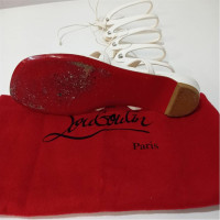 Christian Louboutin Sandali in Pelle in Bianco