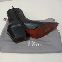 Christian Dior Laarzen Leer in Zwart