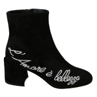 Dolce & Gabbana Boots Suede in Black