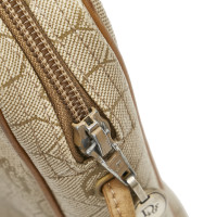 Christian Dior Umhängetasche aus Canvas in Beige