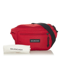 Balenciaga Explorer Belt Bag aus Baumwolle in Rot