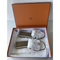 Hermès Oran Leather in White