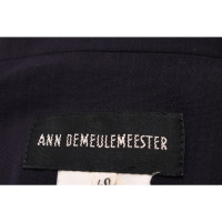 Ann Demeulemeester Blazer in Lana in Blu