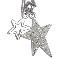 Swarovski Chaîne avec pendentifs étoiles