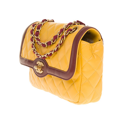Chanel Diana Leather in Yellow