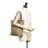 Gucci Tote bag in Tela in Marrone