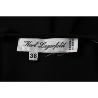 Karl Lagerfeld Costume en Soie en Noir