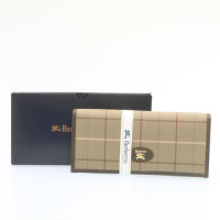 Burberry Tasje/Portemonnee Canvas in Bruin