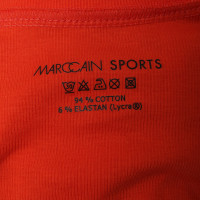 Marc Cain Kleid in Orange/Schwarz