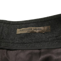 Alexander McQueen Trousers Wool in Grey