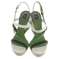 Christian Dior Wedges in green