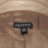 Joseph Jacke/Mantel aus Leder in Beige