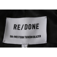 Re/Done Blazer in Black