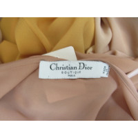 Christian Dior Kleid aus Seide in Ocker