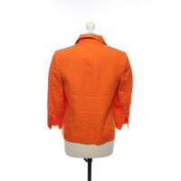 Salvatore Ferragamo Blazer Linen in Orange