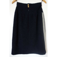 Chanel Skirt Wool in Blue