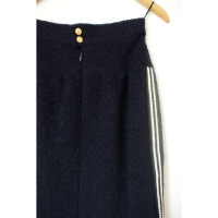 Chanel Skirt Wool in Blue