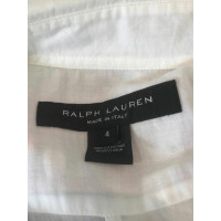 Ralph Lauren Black Label Kleid aus Baumwolle in Weiß