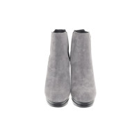 Hogan Ankle boots Leather in Grey